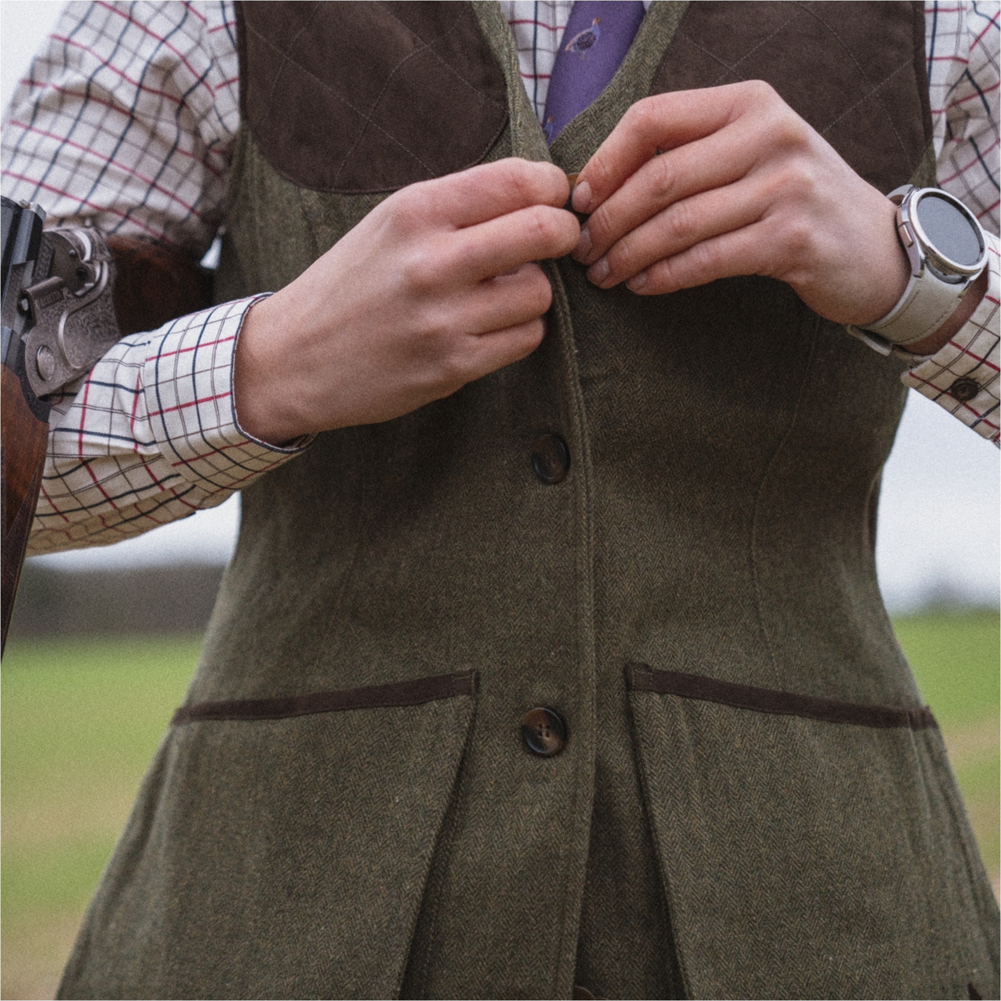 2026 Seeland Womens Hillside Harriet Waistcoat 40287 - Moss Green